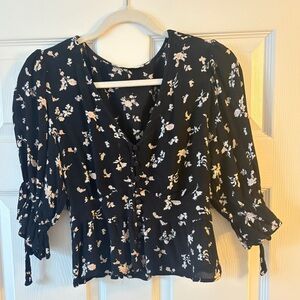 Abercrombie & Fitch Floral Blouse